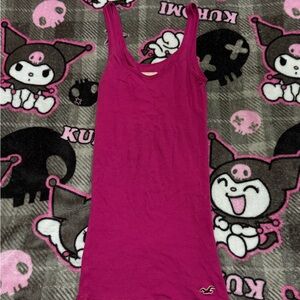 Pink vintage Hollister Co. tank top